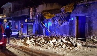 Terremoto a Catania, ecco il video dei danni