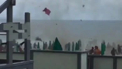 Castel Volturno, incredibile tromba d’aria a pochi km dal concerto di Jovanotti – il video