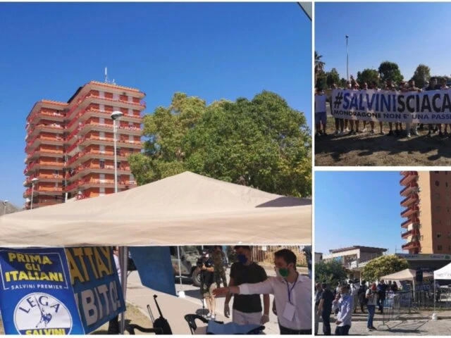 Salvini a Mondragone, segui la diretta della visita su Herald Italia